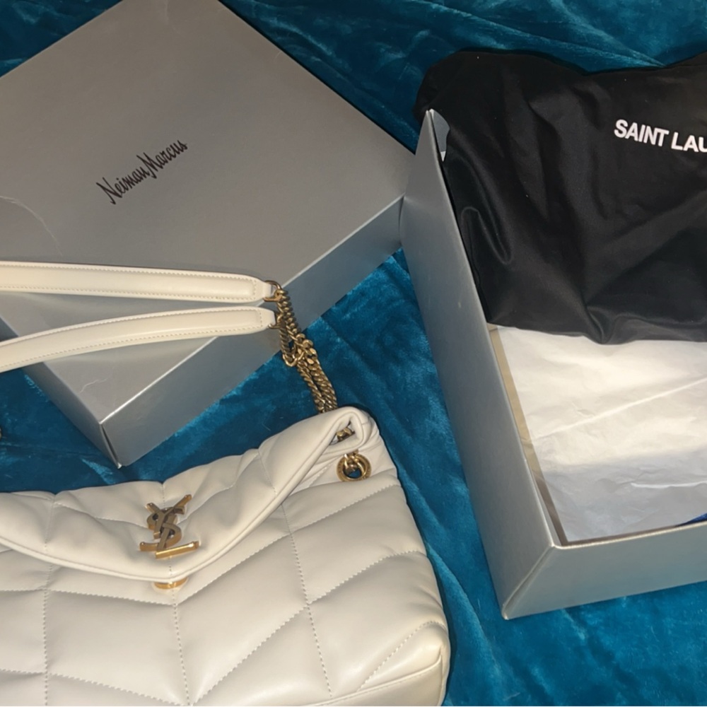 Brand new YSL puffer purse bag still in the box brand new small flap bag